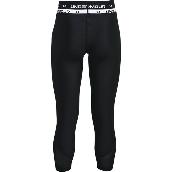 Under Armour Girls'Crop Leggings Sz YLG - Picture 2 of 7